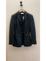 Arienne Birchler Arienne Birchler Jacket, Black, Hourglass Collared Button Up Blazer