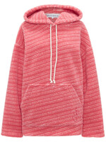 J.W. Anderson J.W. Anderson Sweatshirt, Pink, Oversized Hoodie In Pink w/ Paint Roller Jacquard