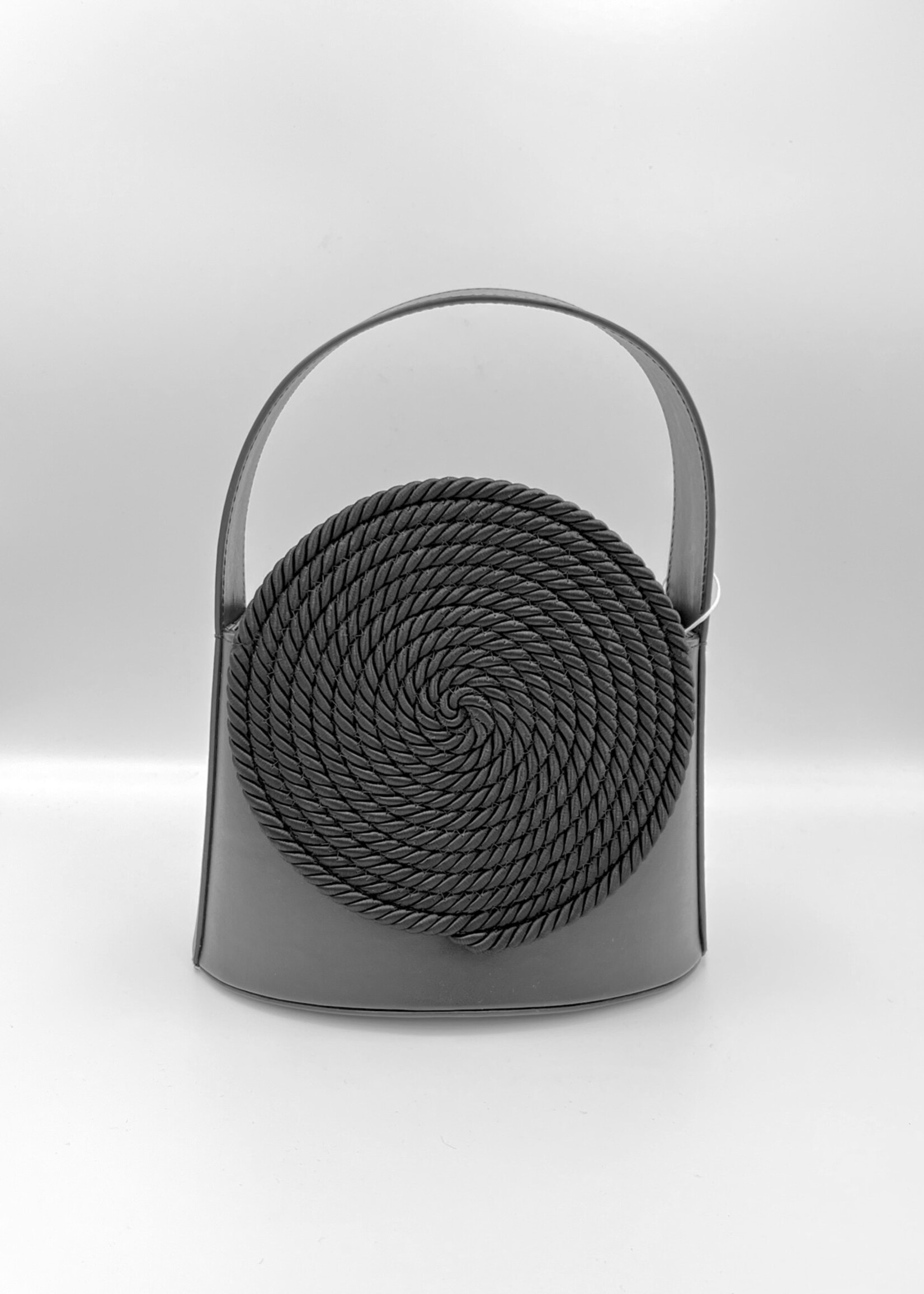 Destree Destree Bag, Black, Gunther Calfskin Passementerie Cross-Body Bag in Black w/ Top Handle