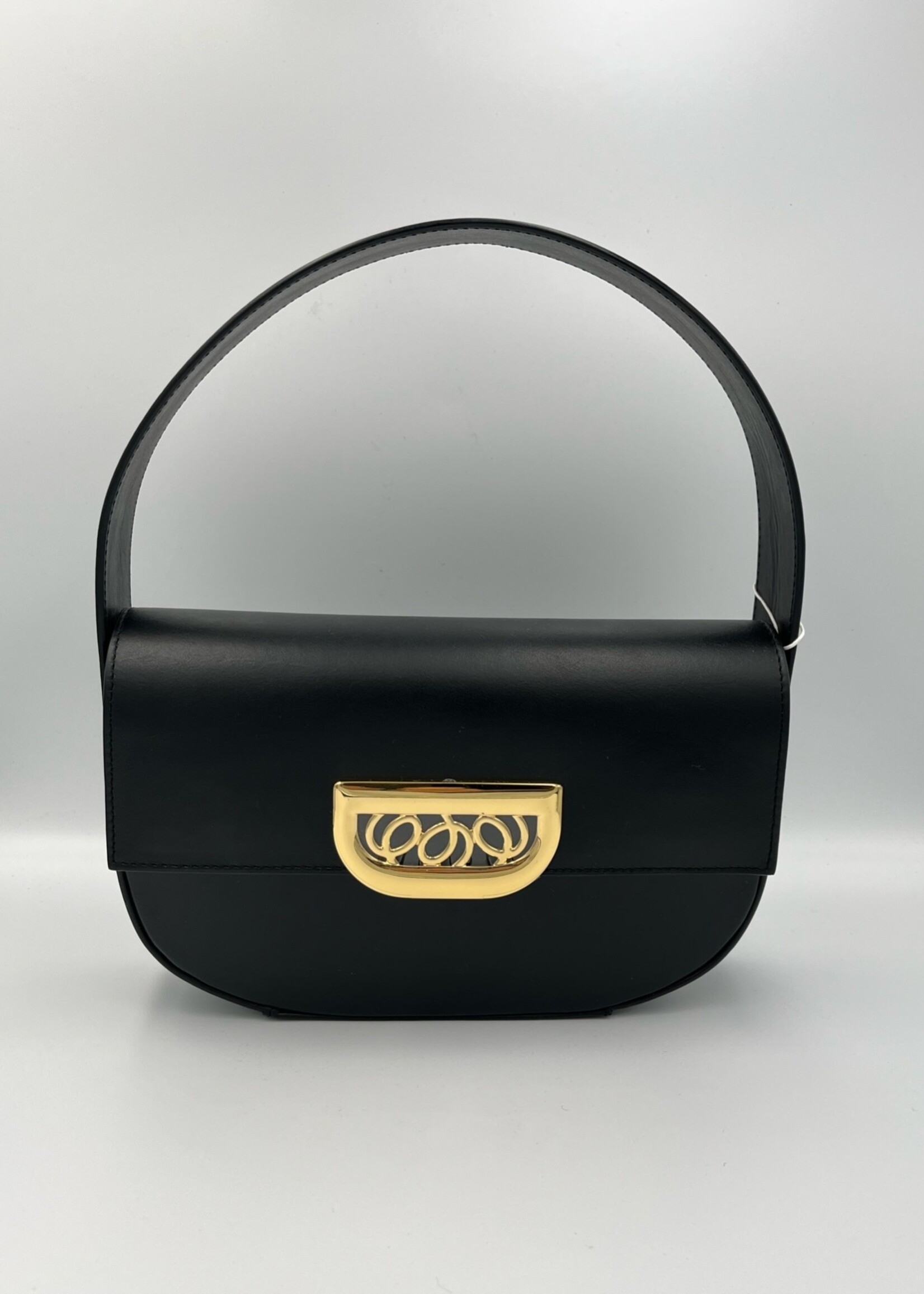 Destree Destree Bag, Black, Martin Jewel Medium Calf Leather Shoulder Bag