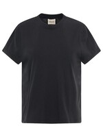 Khaite Khaite T-Shirt, Black, Emmylou Cotton Crew Neck In Washed Black