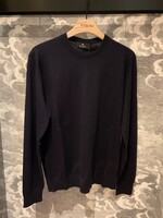 Etro Etro Knitwear, Navy, Cashmere Crew Neck Light Sweater in Blue