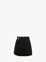 J.W. Anderson J.W. Anderson Skirt, Black, Padlock Strap Mini Folded Skirt