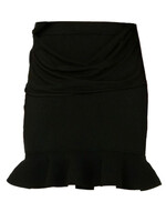 J.W. Anderson J.W. Anderson Skirt, Black, Ruffled Hem Mini Pencil Skirt