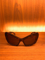 Balenciaga Balenciaga Sunglasses, Multi, Monaco Cat in Red Havana w/ Brown Lenses