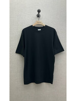 Dries Van Noten Dries Van Noten  T-Shirt, Black, Heli Cotton Crew Neck T-Shirt
