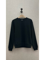 Dries Van Noten Dries Van Noten  Sweatshirt, Black, Haffel Cotton Regular Fit Crew Neck Sweater