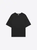 Dries Van Noten Dries Van Noten T-Shirt, Black, Hertz Cotton Oversized Crew Neck Short Sleeve Jersey T-Shirt