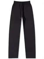 Dries Van Noten Dries Van Noten Trousers, Navy, Hamer Cotton Drawstring Waist Straight Leg Pants In Navy