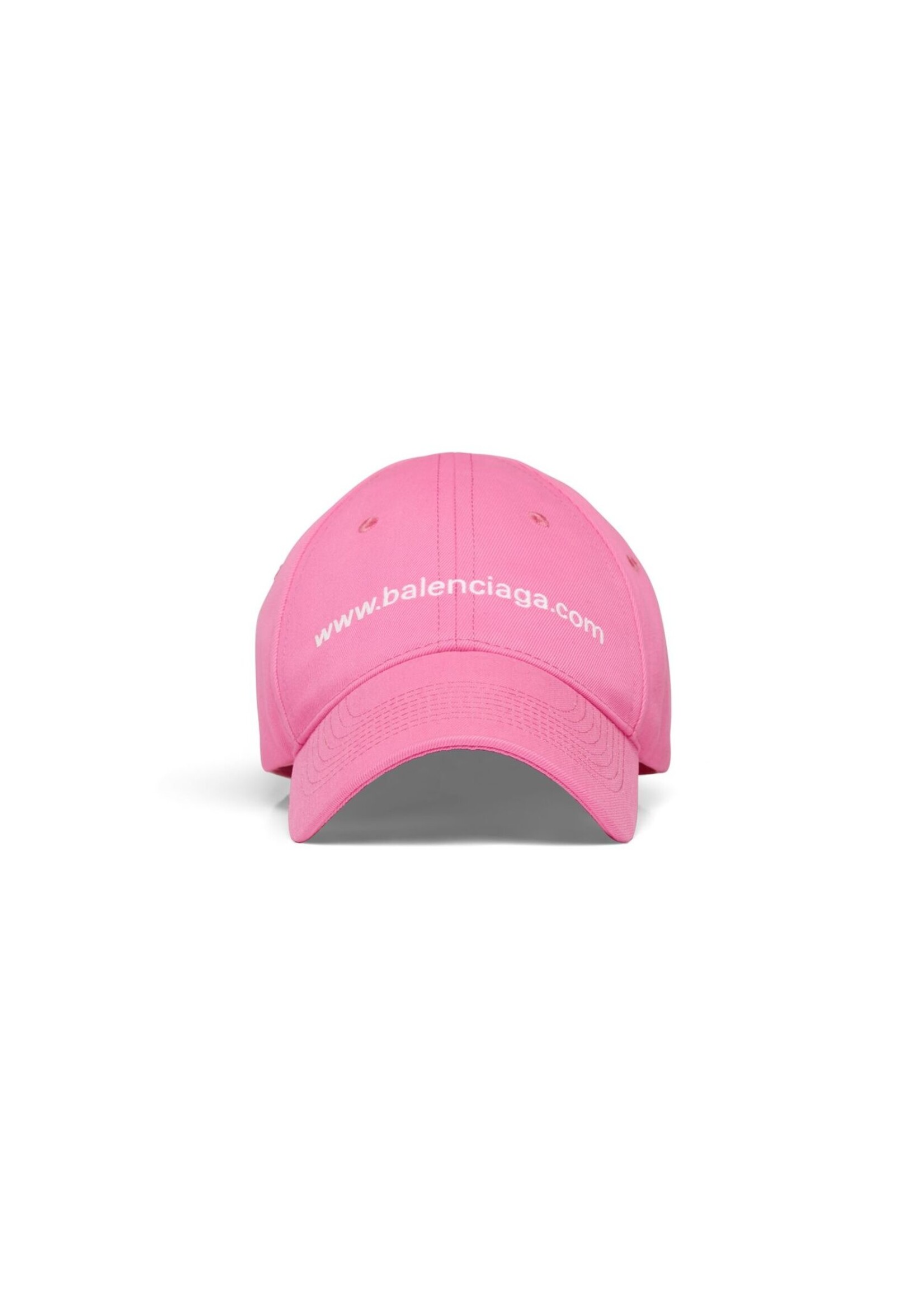 Balenciaga Balenciaga Hat, Pink, Balenciaga.com Embroidered Cap in Neo Pink