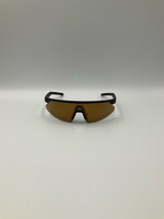 Patou Patou Sunglasses, Multi, Sport Sunglasses in Black w/ Black Frame & Brown Shades