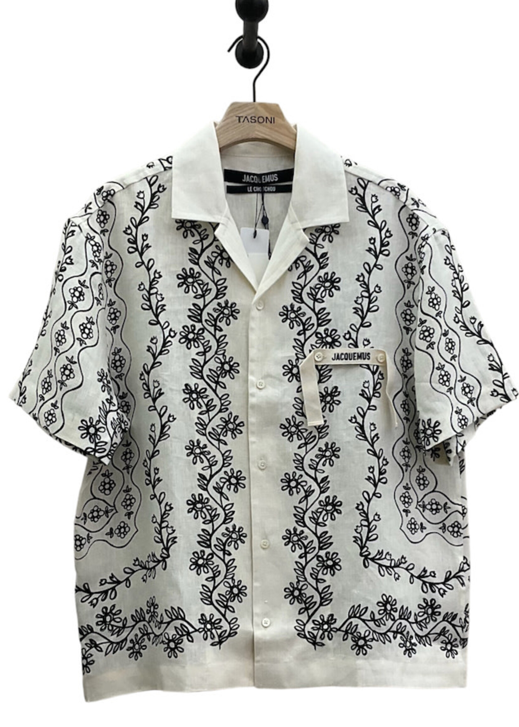 Jacquemus Jacquemus Shirt, Print, La Chemise Jean Shirt In Print Black Provencales Flowers & Ivory