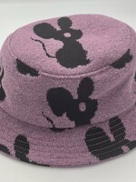 J.W. Anderson J.W. Anderson Hat, Multi, Bucket Hat In Lilac & Black w/ Mouse Print
