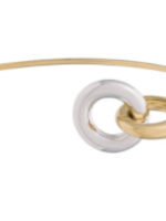 Charlotte Chesnais Charlotte Chesnais Fine Jewelry Earrings, Multi, Swing 18K Yellow & White Gold Earrings