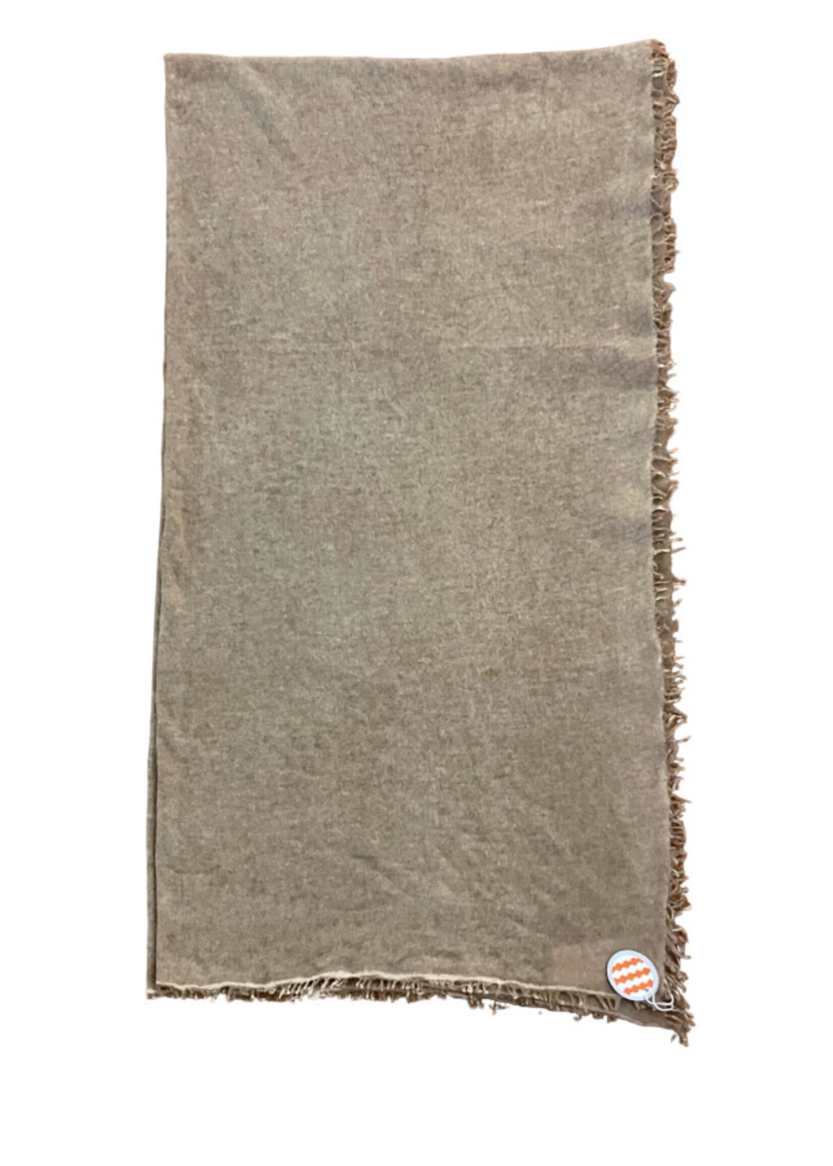 Dianora Salviati Dianora Salviati Scarf, Beige, Cashmere Scarf in Sesame