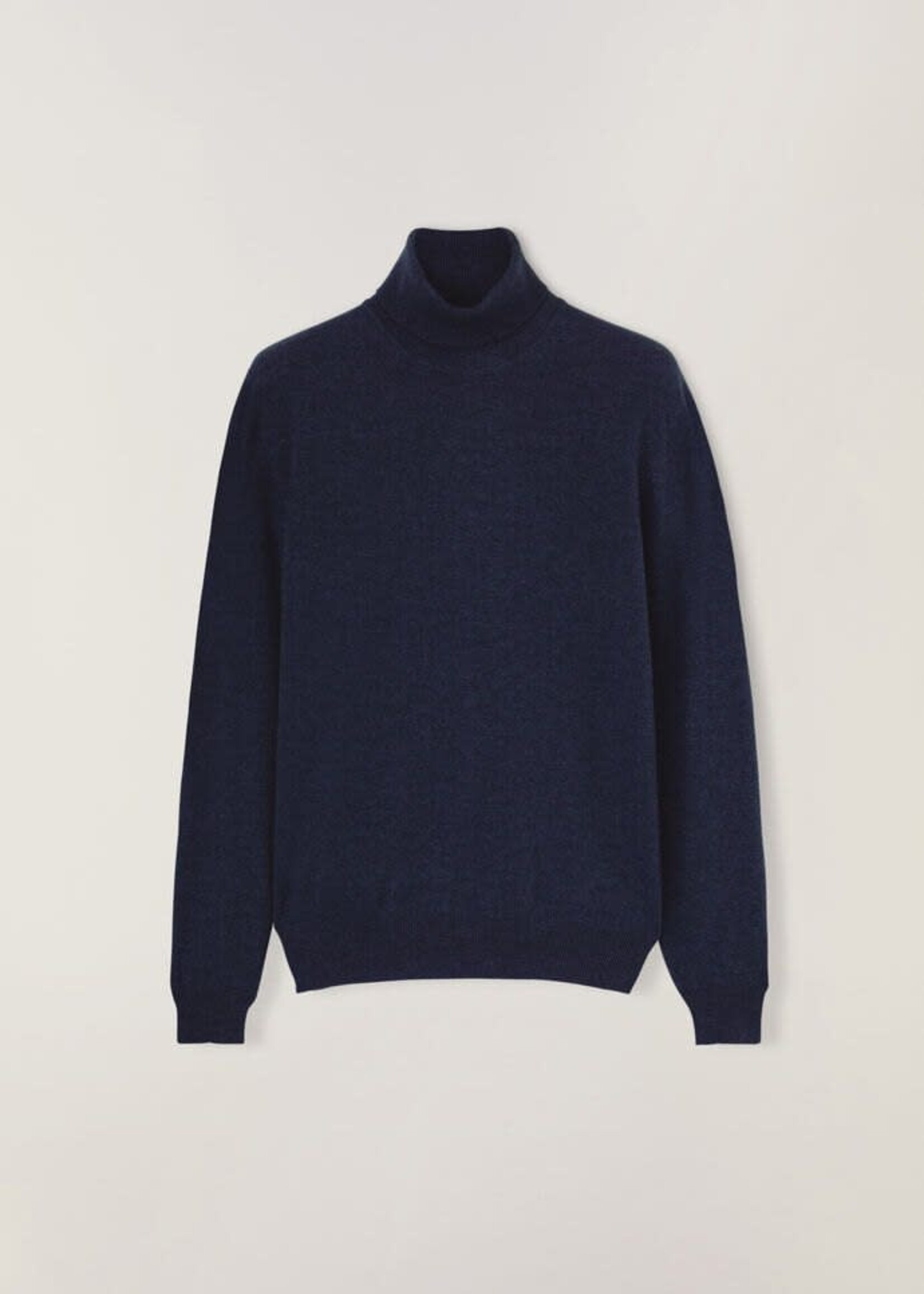 Loro Piana Loro Piana Knitwear, Navy, Cashmere Classic Fit Turtle Neck  Knitted Pullover In Blue Navy