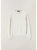 Loro Piana Loro Piana Knitwear, Beige, Cashmere Crew Neck Knitted Pullover In Travertine Melange