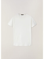 Loro Piana Loro Piana T-Shirt, White, Silk & Cotton Mix Regular Fit Crew Neck Short Sleeve in Optical White