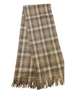 Loro Piana Loro Piana Scarf, Print, Cashmere Light Scarf In Undergrowth Melange & Daintree Rainf w/ Checked Print