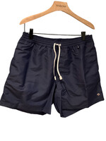 Loro Piana Loro Piana Swimwear, Navy, Bay Drawstring Waist Swim Trunks in Navy Blue