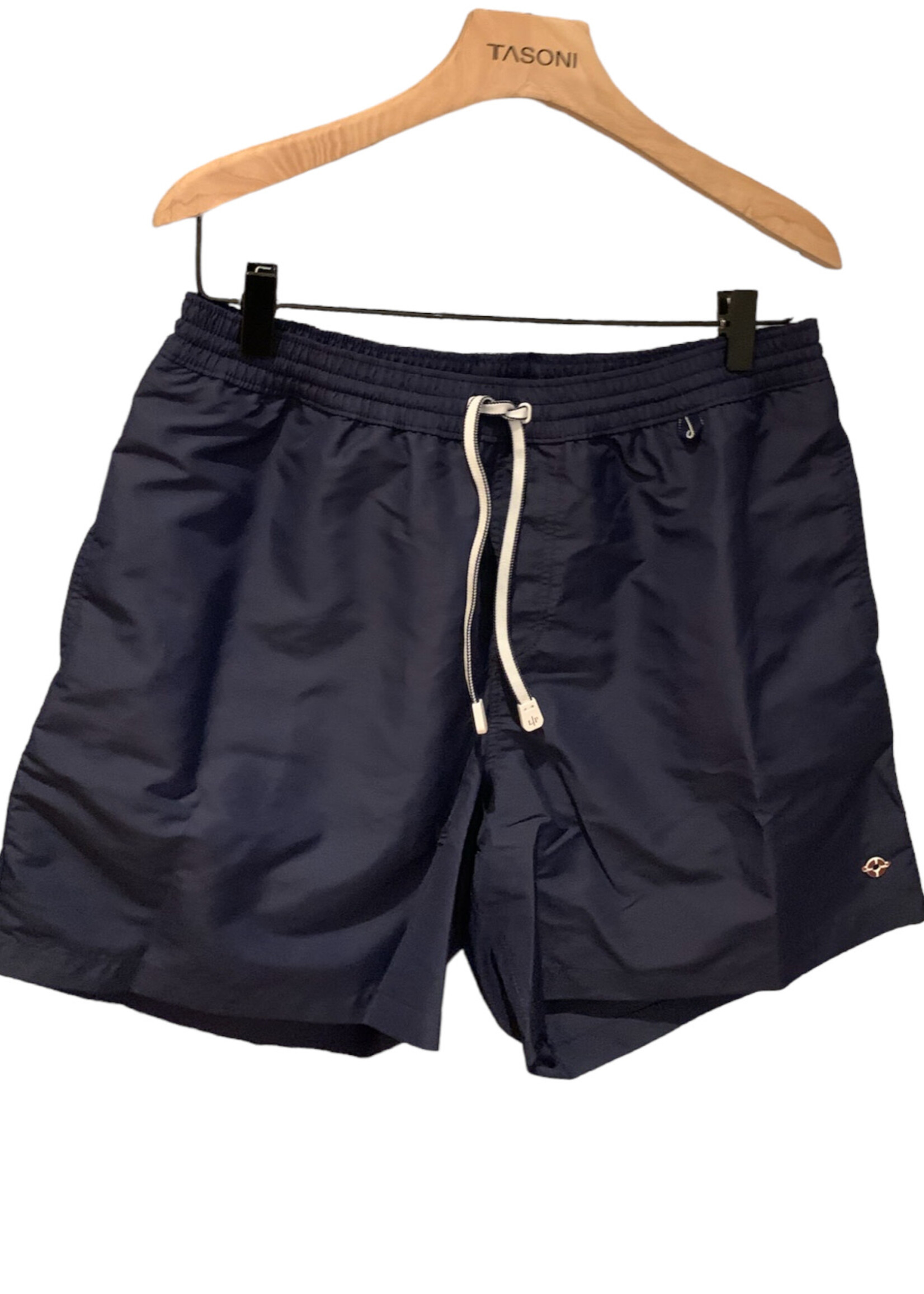 Loro Piana Loro Piana Swimwear, Navy, Bay Drawstring Waist Swim Trunks in Navy Blue