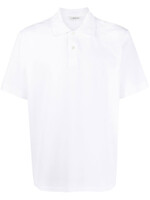 Lanvin Lanvin T-Shirt, White, Classic Fit Polo In Optic White w/ Logo Embroidery
