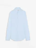 Lanvin Lanvin Shirt, Blue, Cotton Slim Fit Visible Buttons Shirt In Light Blue
