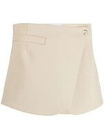 Coperni Coperni Skirt, Beige, Structured Tailored Mini Skirt In Beige w/ Exaggerated Side Slit