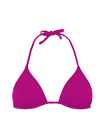 Eres Eres Swimwear, Pink, Mouna Small Triangle Bikini Top In Sunset