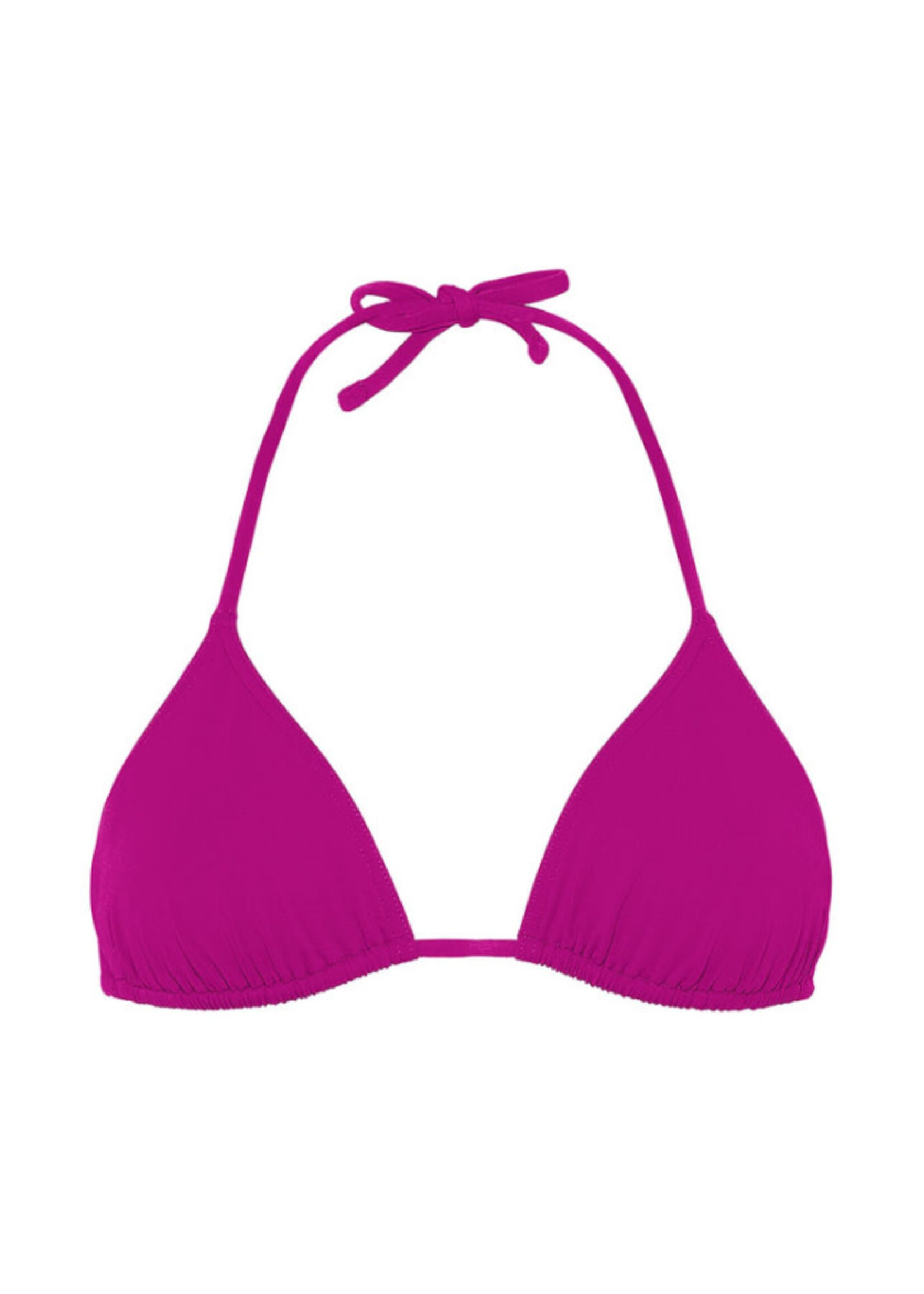 Eres Eres Swimwear, Pink, Mouna Small Triangle Bikini Top In Sunset