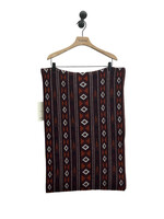 Giuliva Heritage Giuliva Heritage Scarf, Multi, Armando Merino Wool Knitted Scarf in Red Ivory Navy & Orange