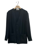 Giuliva Heritage Giuliva Heritage Jacket ,Black, Pablo Silk Mix V-Neck Button Up Textured Blazer w/ Pockets