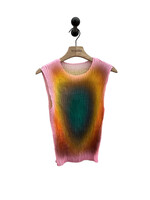 Julia Heuer Julia Heuer Top, Print, Hand Pleated Sleeveless Thelma Top in Gian Print