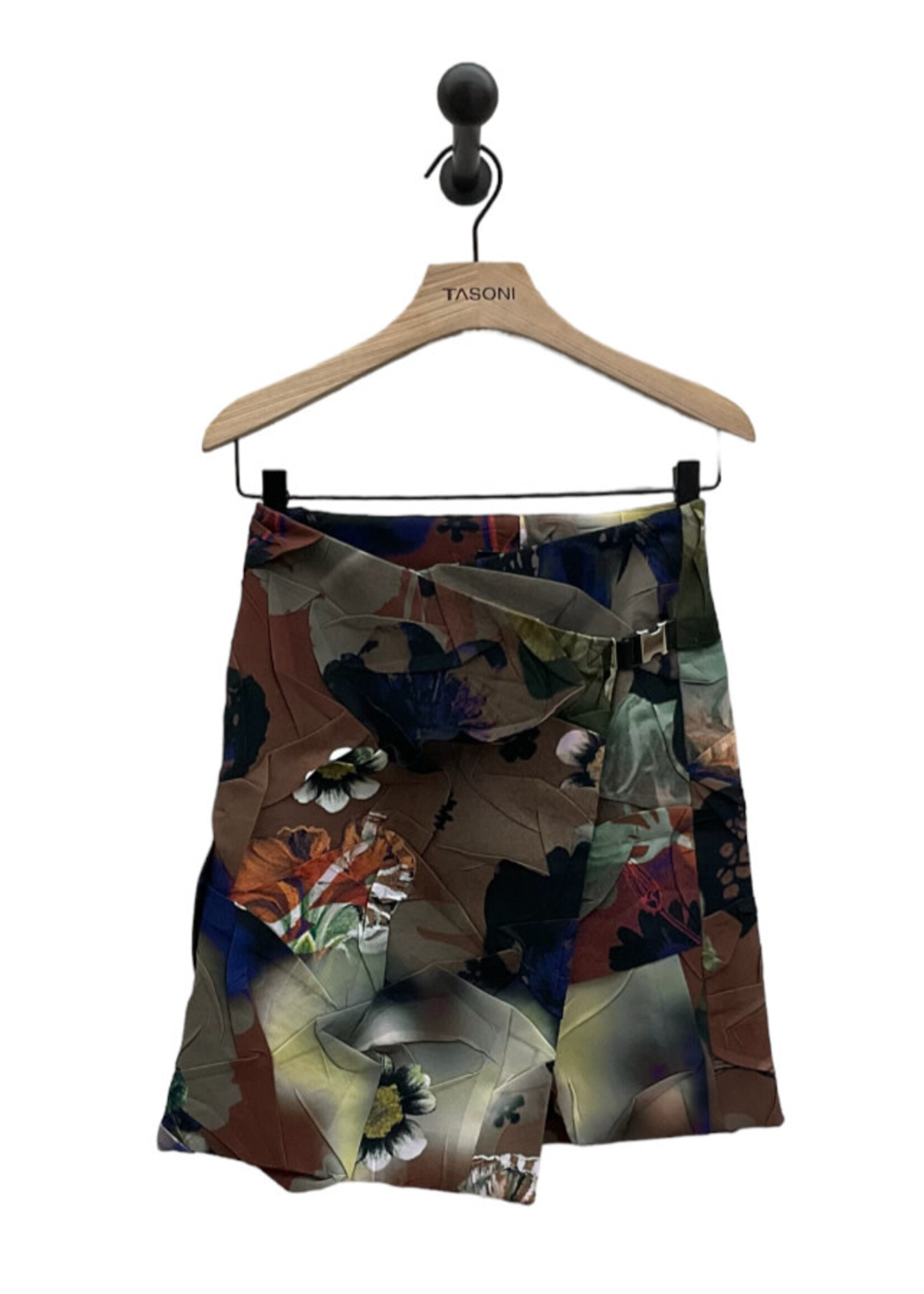 Julia Heuer Julia Heuer Skirt, Print, Creased Front Opening Harley Skirt in Tristan Print