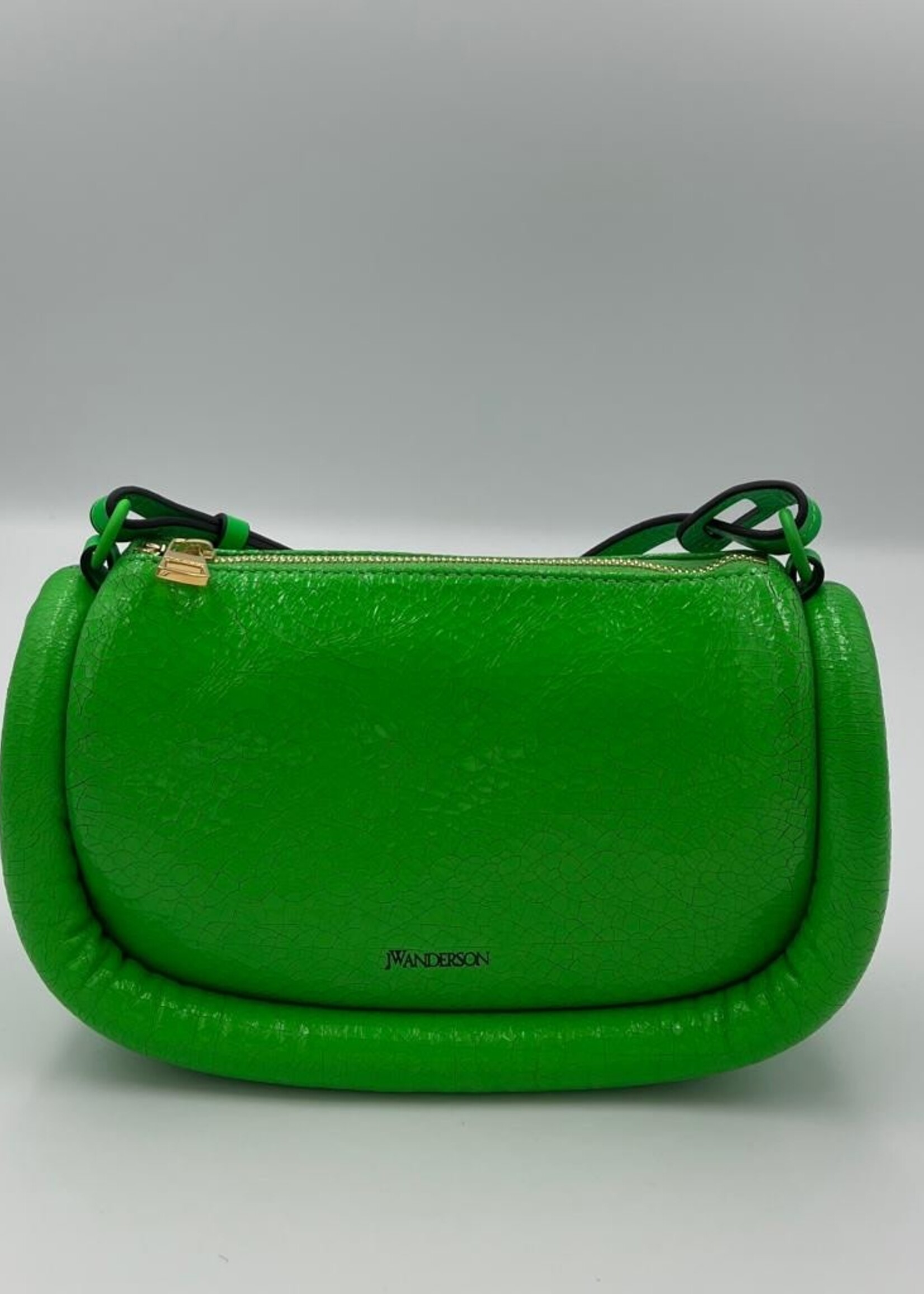 J.W. Anderson J.W. Anderson Bag, Green, The Bumper 12 Zip Closure Cross Body Bag In Neon Green