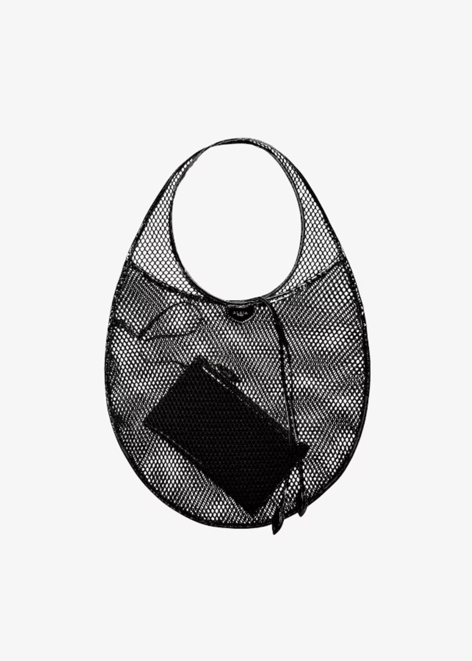 Alaia Alaia Bag, Black, Mesh Calf Leather Medium One Piece Hand Bag