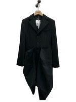 Comme des Garcons Comme des Garcons Jacket, Black, Single Breasted Button Up Sculpted Coat