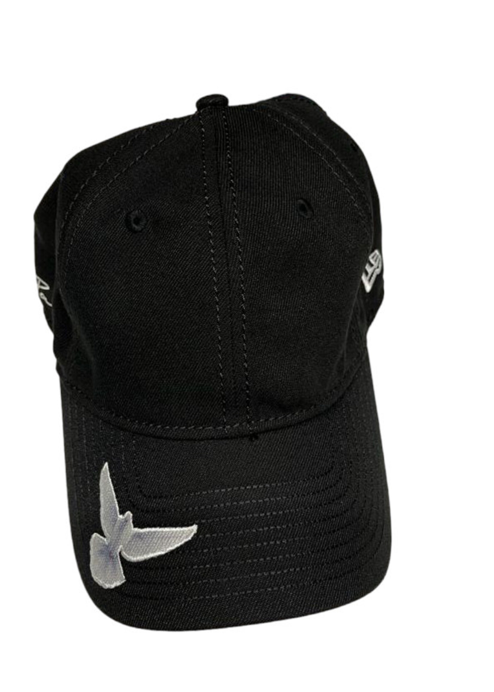 3.Paradis 3.Paradis Hat, Print, New Era 9 Twenty Baseball Cap In Black w/ Dove Print Brim