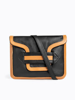 Pierre Hardy Pierre Hardy Bag, Multi, Lamb Leather Alpha Shoulder Bag in Black & Cognac