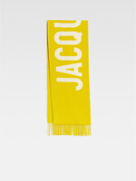 Jacquemus Jacquemus Scarf, Yellow, L'Echarpe Jacquemus Fringe Logo Scarf