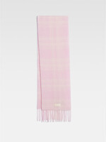 Jacquemus Jacquemus Scarf, Pink, L'Echarpe Carro Fringe Checked Scarf in Light Pink