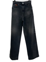 Martine Rose Martine Rose Jeans, Blue, Cotton High Waist Wide Leg Denim Pants In Cowboy Wash