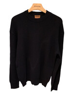 Zegna Zegna Knitwear, Navy, Zegna x Elder Statesman Crew Neck Knitted Strick Ware Longarm Sweater