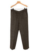 Zegna Zegna Trousers, Grey, Zegna x Elder Statesman Oasi Cashmere Elastic Waist Straight Leg Pants w/ Pleats