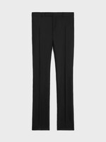 Celine Celine Trousers, Black, Dylan Cashmere Flannel Low Waist w/ Side Pockets