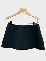 Julie de Libran Julie de Libran Skirt, Black, Wool A Line Mini Skirt