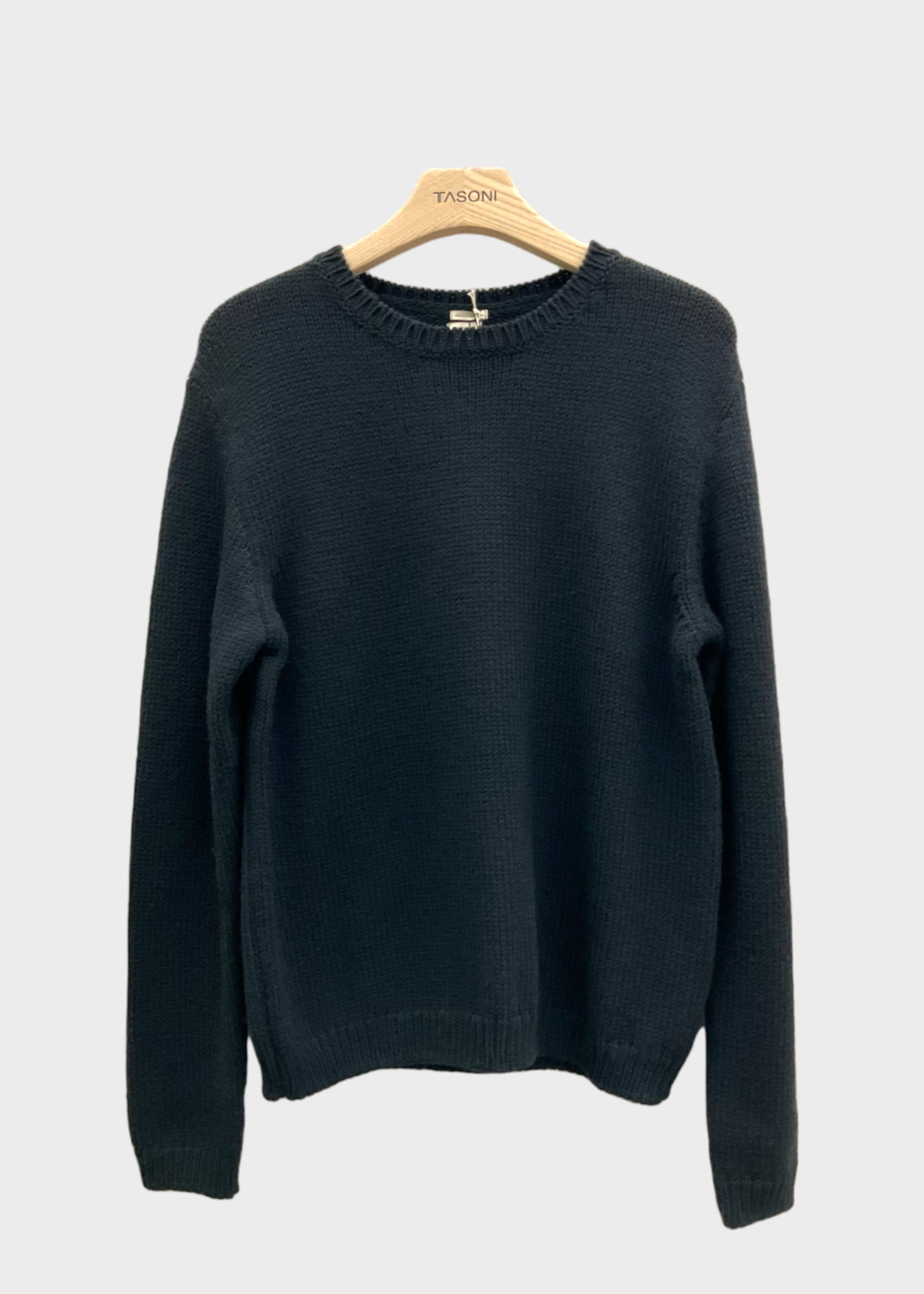 Massimo Alba Massimo Alba Knitwear, Black, Denzel Wool Round Neck Sweater