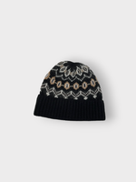 Khaite Khaite Hat, Multi, Alpina Merino Wool Traditional Fair Isle Beanie In Black & Multicolour
