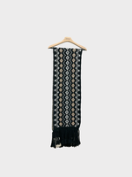 Khaite Khaite Scarf, Multi, Lance Cashmere Traditional Fair Isle Scarf In Black & Multicolour