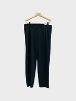 Lisa Yang Lisa Yang Trousers, Black, Cashmere Casper Elastic Waist Trousers w/ Pleats
